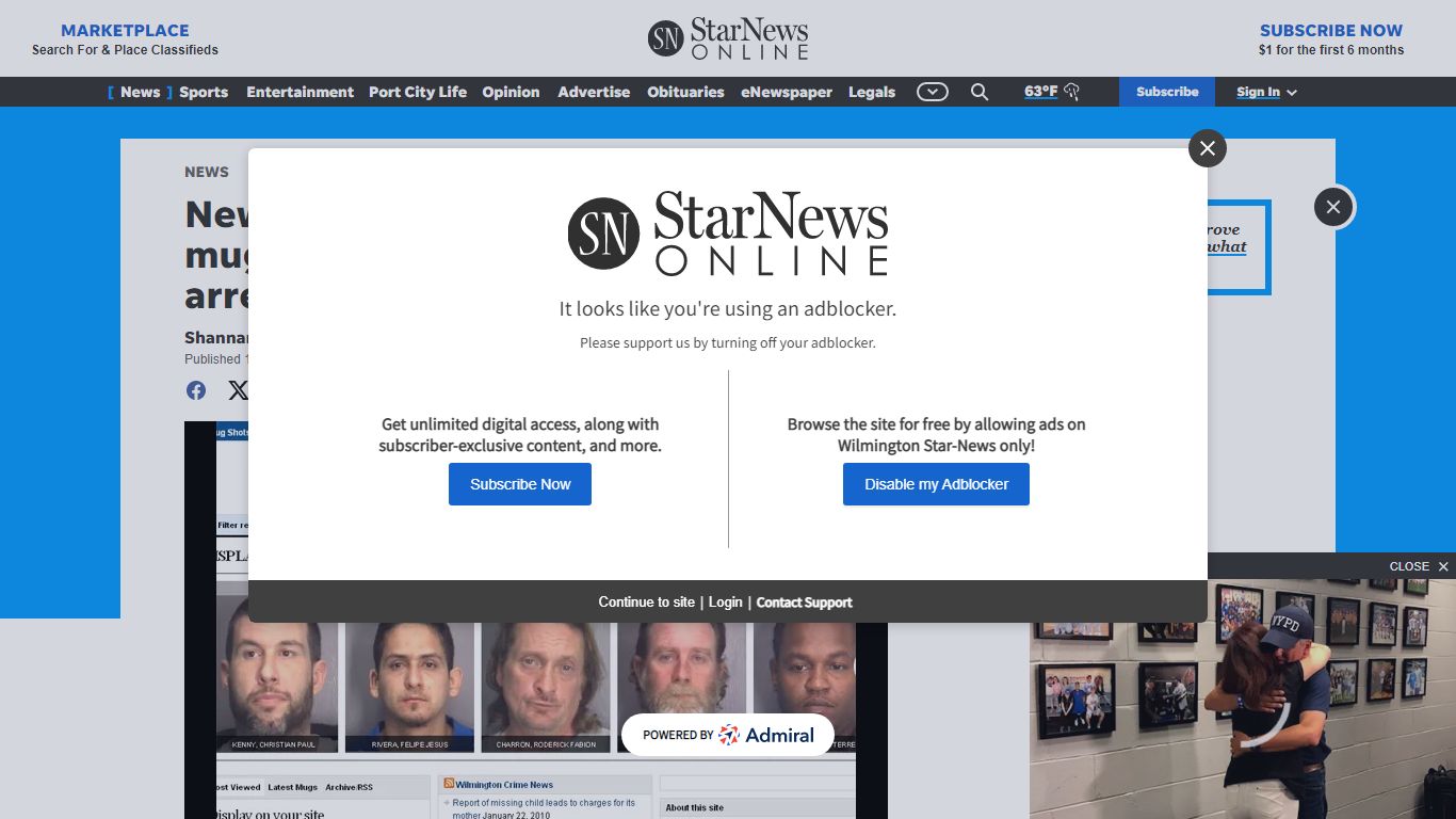 New StarNews Web site shows mugshots and names of recently arrested